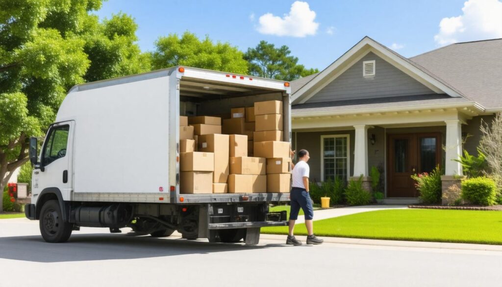 Stress-free New Braunfels movers at work