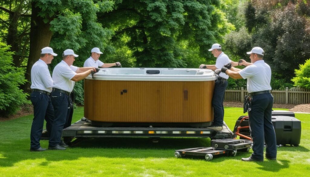 spa movers near me